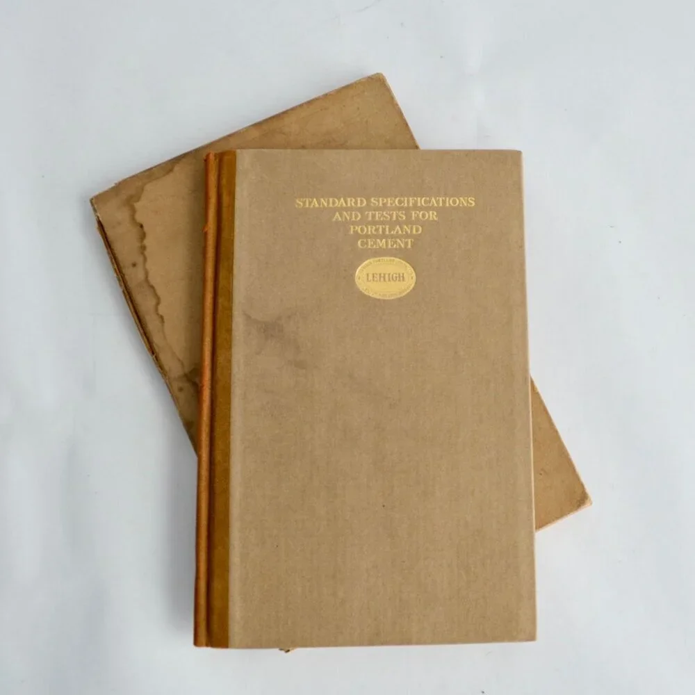 1917 Standard Specifications and Tests for Portland Cement Antique Book